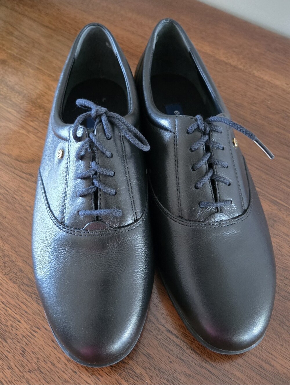 Easy Spirit Women’s 8.5 Black Leather Lace-Up Oxford Comfort Shoes NWOT